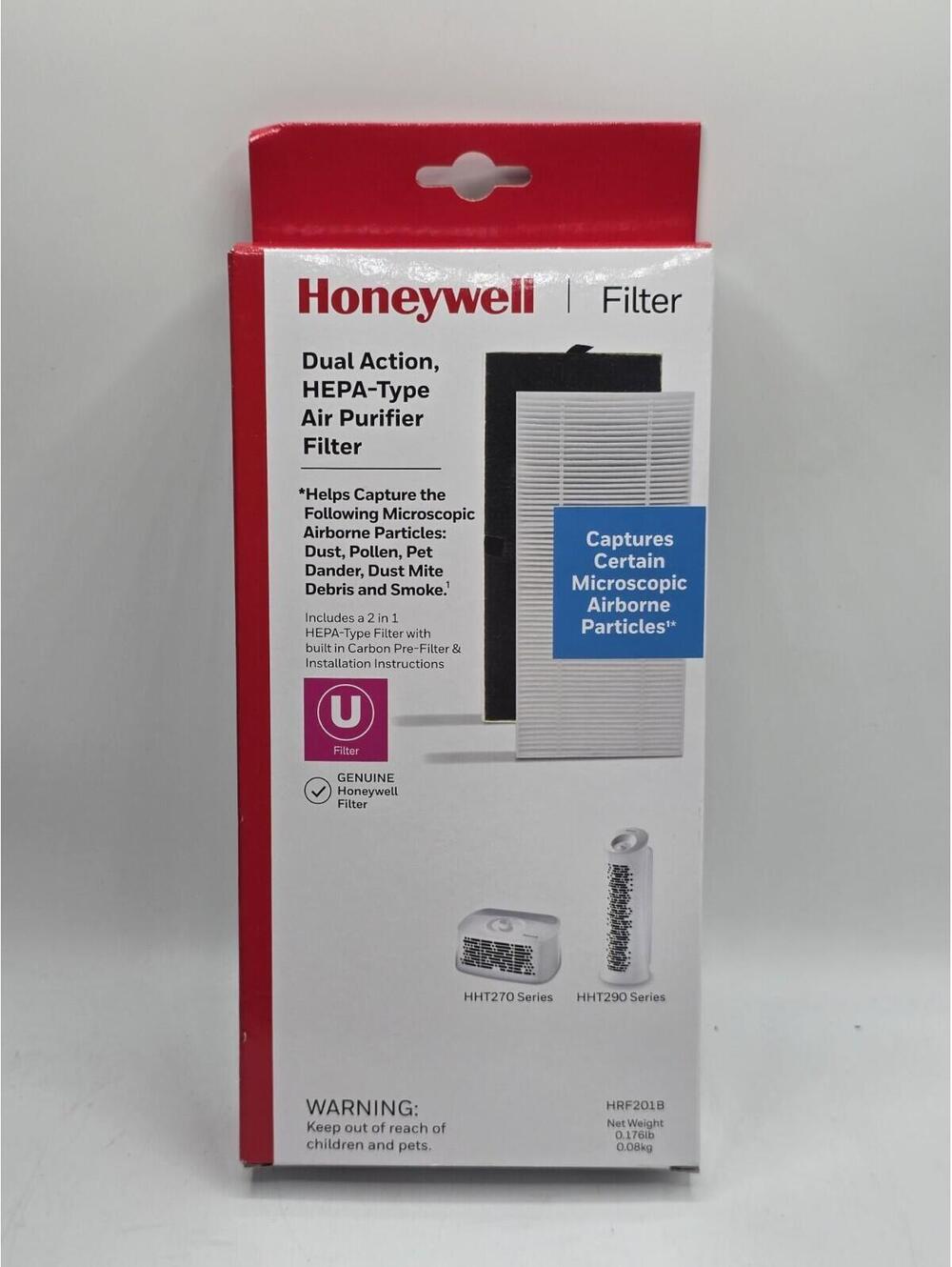 Honeywell Filter U | Dual Action HEPA-Type Replacement Filter HRF201B